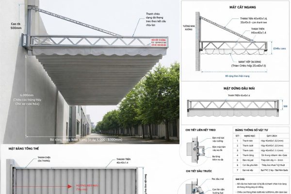 mái xếp khu công nghiệp